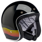 Biltwell Bonanza Helmet - Gloss Black Spectrum