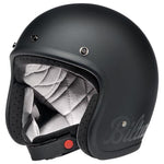 Biltwell Bonanza Helmet - Flat Black Factory