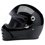 Biltwell Lane Splitter Helmet - Gloss Black