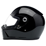 Biltwell Lane Splitter Helmet - Gloss Black