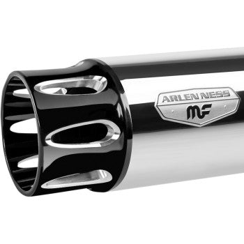 MagnaFlow Slip-on Mufflers Deep Cut Chrome/Black Tip