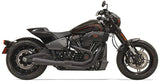 Bassani Exhaust System Road Rage III 2-Into-1 in Black Finish