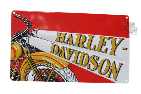 Harley-Davidson® Headlights Tin Sign