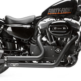 Arlen Ness MagnaFlow Lowdown 2-2 Black For Sportster