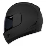 Icon Alliance Dark Full Face Helmet - Solid Dark