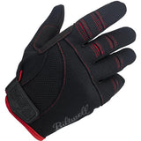 Biltwell Men's Moto Gloves - Black/Red