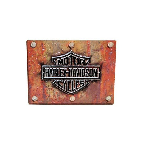 Harley-Davidson® Plate B&S Tin Sign