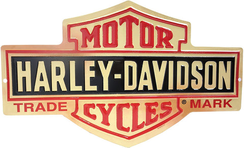 Harley-Davidson Distressed B&S Tin Sign