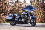 Chrusher Maverick 4" Slip-on Black Mufflers For Touring Models