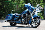 Chrusher Maverick 4" Slip-on Black Mufflers For Touring Models