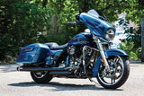 Chrusher Maverick 4" Slip-on Black Mufflers For Touring Models