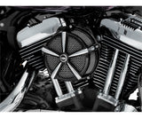 Kuryakyn Hi Five Mach 2 Air Cleaner, Black & Chrome