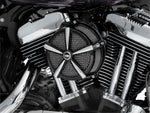 Kuryakyn Hi Five Mach 2 Air Cleaner, Black & Chrome