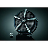 Kuryakyn Hi Five Mach 2 Air Cleaner, Black & Chrome