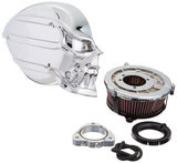 Kuryakyn 9946 Skull Air Cleaner Kit Chrome