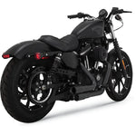 Vance & Hines Mini Grenades 2-into-2 Exhaust System Black For Sportster