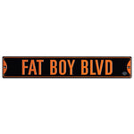 Harley-Davidson® Fat Boy Blvd Tin Sign