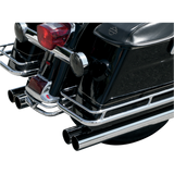 LA Choppers Baron Slip-On Mufflers Chrome For Touring Models