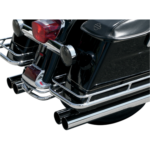 LA Choppers Baron Slip-On Mufflers Chrome For Touring Models