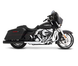 Rinehart Black 4" Slip-On Mufflers For Touring Models