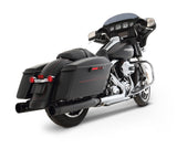 Rinehart Black 4" Slip-On Mufflers For Touring Models