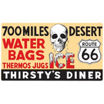 Harley-Davidson® Route 66 Thirsty’s Tin Sign