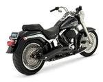 Vance & Hines EXH Black Big Radius 2-into-1 For Softail Models