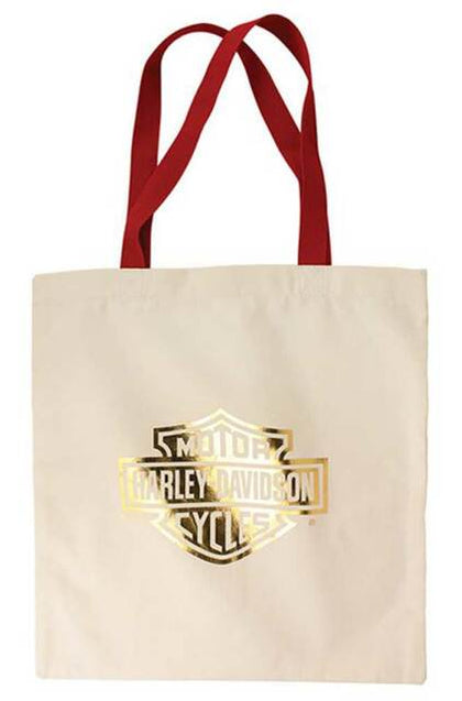 Harley-Davidson® B&S Cotton Tote Bag