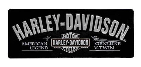 Harley-Davidson® V-Twin B&S Tin Sign