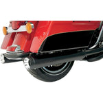 Kerker Stout Slip-On Black Mufflers For Touring Models