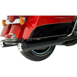 Kerker Stout Slip-On Mufflers Black For Touring Models