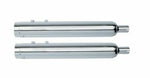 Kerker Stout Slip-On Chrome Mufflers For Touring Models