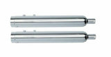 Kerker Stout Slip-On Chrome Mufflers For Touring Models