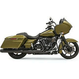 Bassani 4" Quick Change Slip-On Black Mufflers For Touring Models