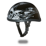 Daytona Eagle - Skull Flames Silver