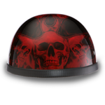 Daytona Eagle - Skull Flames Red